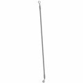 Long thin metal front brake line with circular and angled connector ends for Polaris Ranger vehicles.