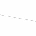 Long thin black brake line hose with metal connectors on each end.