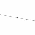 Metallic front brake line for Polaris UTV with two mounting brackets and banjo fittings on each end.