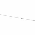 Long flexible black brake line with metal connectors on each end for offroad vehicle use.