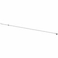 Long thin metallic brake line with small fittings on both ends for UTV Polaris models.