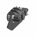Black right-side brake caliper with mounting bracket and silver piston components for Polaris UTV.