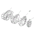 196S-D Engine Assy. (Cvtech Driven Pulley With Engine Brake No Power Limit Without Throttle Body) by CF Moto