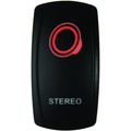 Lighted Switch Stereo Red by DragonFire Racing
