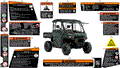 BODY - WARNING DECALS - 2024 CAN AM DEFENDER HD9 DPS CAB - TUNDRA GREEN - 67" WIDTH