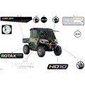 BODY - DECALS - 2025 CAN AM DEFENDER HD10 LTD CAB - MACCHIATO SATIN - 65" WIDTH CALI