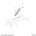 SUSPENSION: REAR SHOCK - 2025 POLARIS OUTLAW 70