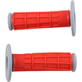 Comp Diamond Half Waffle Grips Red by Moose Offroad