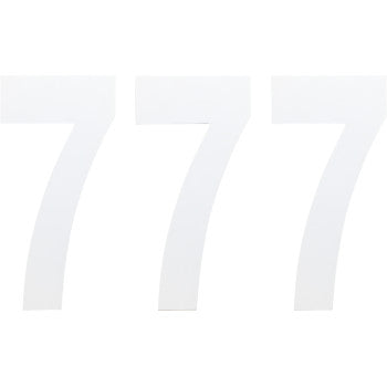 FX Number 7 White 6" by Factory Effex
