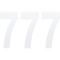 FX Number 7 White 6" by Factory Effex