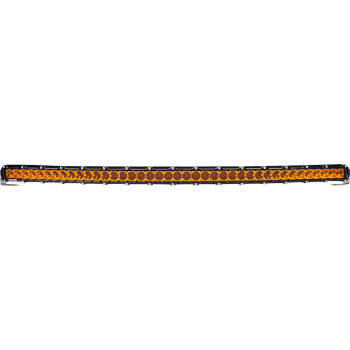 The Light Bar Combo 40" Amber by Heretic is a slim, wide LED bar with a black frame, multiple amber lights in a row, and features a durable stainless steel mount.