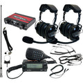 Intercom Radio and Headset Kit 2 Seat Black by Navatlas