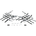Kawasaki KFX Nerf Bars Natural Black by DG Performance