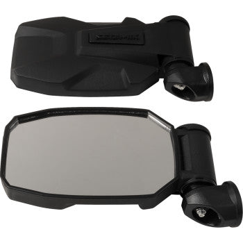 Polaris Pro Fit Strike Side View Mirror - Rectangle Black by Seizmik