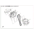 CYLINDER HEAD AND CYLINDER ASSY - 2017 CFMOTO ZFORCE 500