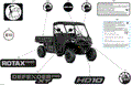 BODY - DECALS - 2025 CAN AM DEFENDER PRO HD10 XT - STEALTH BLACK - 64" WIDTH