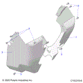 BODY: MUD GUARDS - 2023 POLARIS SPORTSMAN 850 HIGH LIFTER