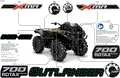 BODY - FEATURE DECALS - 2025 CAN AM OUTLANDER 700 4X4 X MR - WILDLAND CAMO