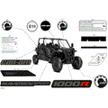 BODY - DECALS - 2025 CAN AM MAVERICK SPORT MAX 1000R EFI DPS - TIMELESS BLACK METALLIC - 60" WIDTH
