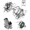 ROTAX - CRANKCASE - 2025 CAN AM DEFENDER HD10 XT - DUSTY NAVY - 64" WIDTH