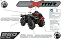 BODY - FEATURE DECALS - 2025 CAN AM OUTLANDER 850 4X4 X MR - GRANITE GREY