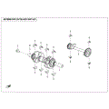 CRANKSHAFT & BALANCER SHAFT - 2025 CFMOTO UFORCE U10 PRO
