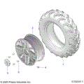 WHEELS: FRONT - 2023 POLARIS SPORTSMAN 850 EPS 48"