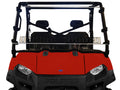 Polaris Ranger Full Size (Round Tubing) Vented Scratch Resistant Windshield by Spike