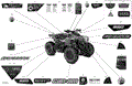 BODY - DECALS - 2022 CAN AM RENEGADE 850 EFI X XC