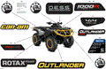 BODY - FEATURE DECALS - 2024 CAN AM OUTLANDER MAX 1000R EFI 4X4 XT P - HYPER SILVER - (2)