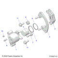BRAKES: CALIPER FRONT - 2021 POLARIS SPORTSMAN 850 HIGH LIFTER