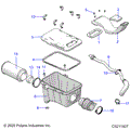 ENGINE: AIR INTAKE SYSTEM - 2023 POLARIS SPORTSMAN 570 TRAIL EBS LE RC