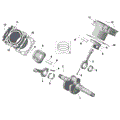 ROTAX - CRANKSHAFT PISTON AND CYLINDER - 2021 CAN AM DEFENDER HD8 CAB