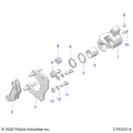 BRAKES: FRONT CALIPER - 2022 POLARIS SPORTSMAN TOURING 570 EPS