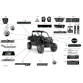 BODY - DECALS - XT P - 2021 CAN AM COMMANDER 1000R EFI DPS / XT / XT P