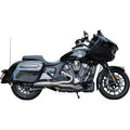 2-into-1 Qualifier Exhaust System Brushed Steel 50 State by S&S Cycle