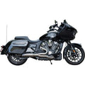 2-into-1 Qualifier Exhaust System Brushed Steel Race Only by S&S Cycle