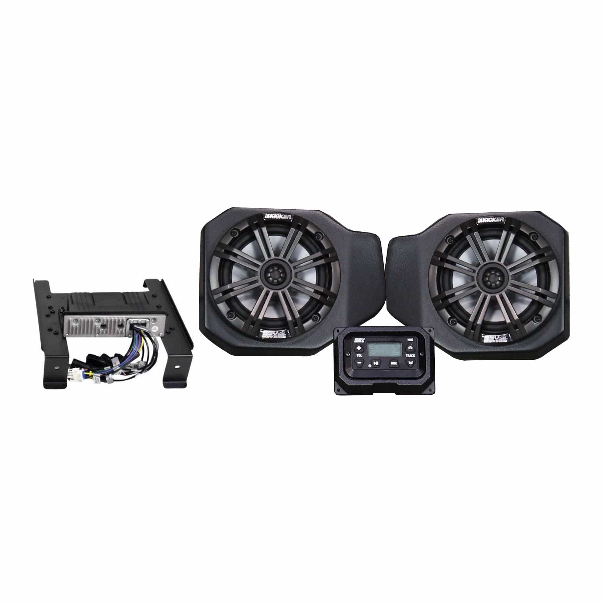 2 Speaker Kit Ride Command by SSV Works RG4-2K Speaker Kit 63-5001 Western Powersports Drop Ship