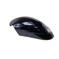 The Fender, Front, Front Half by Polaris is a glossy black, curved motorcycle fender with multiple mounting holes, ideal for Victory motorcycles, displayed against a white background.
