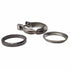 The image displays the Clamp-V Band by Polaris with a hinge and bolt, plus two separate round rings on a white background—perfect for Indian motorcycle or Polaris parts needs.