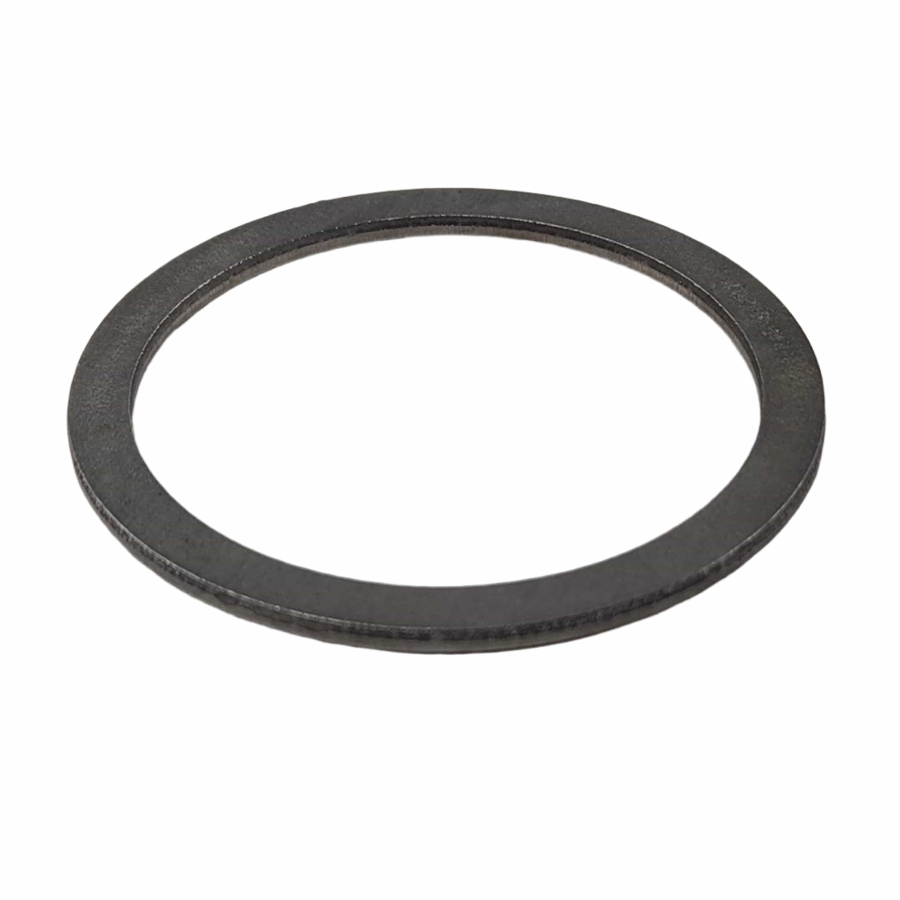 Washer by Polaris—a flat, circular metal washer with a large central hole—ideal as an OEM part for your Victory motorcycle, available from Witchdoctors.