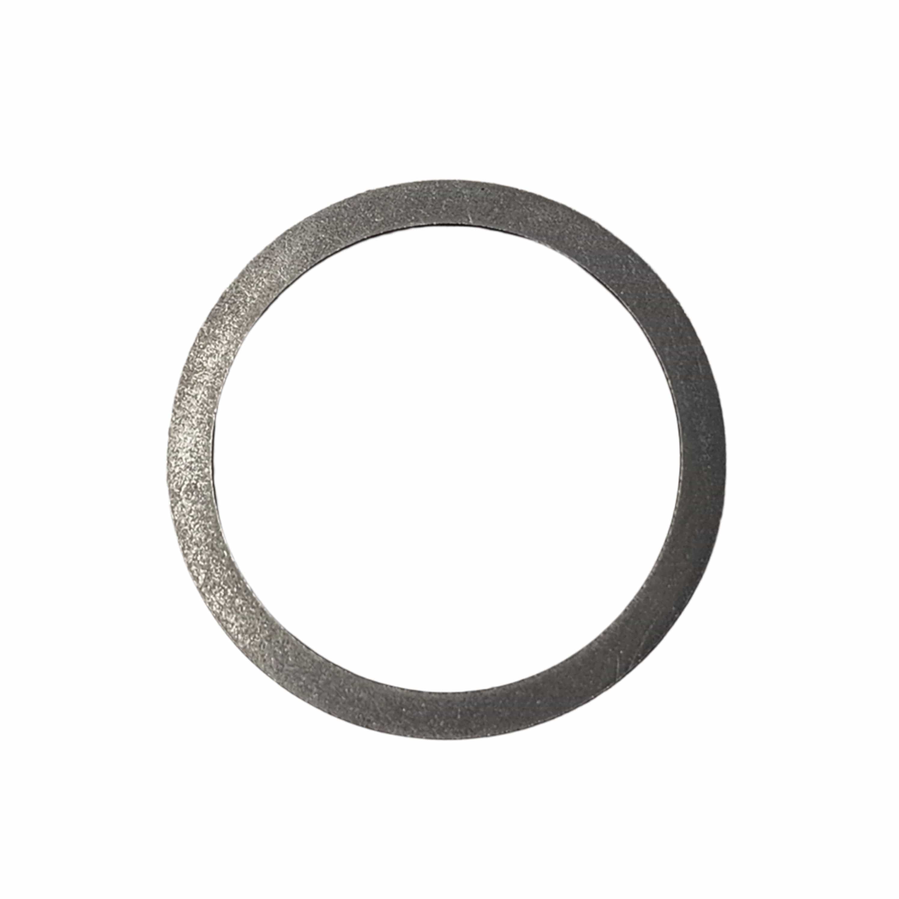 The Washer by Polaris is a flat, circular metal washer with a matte finish, shown on a white background—ideal as an OEM Victory Polaris component for Victory motorcycle parts from Witchdoctors.