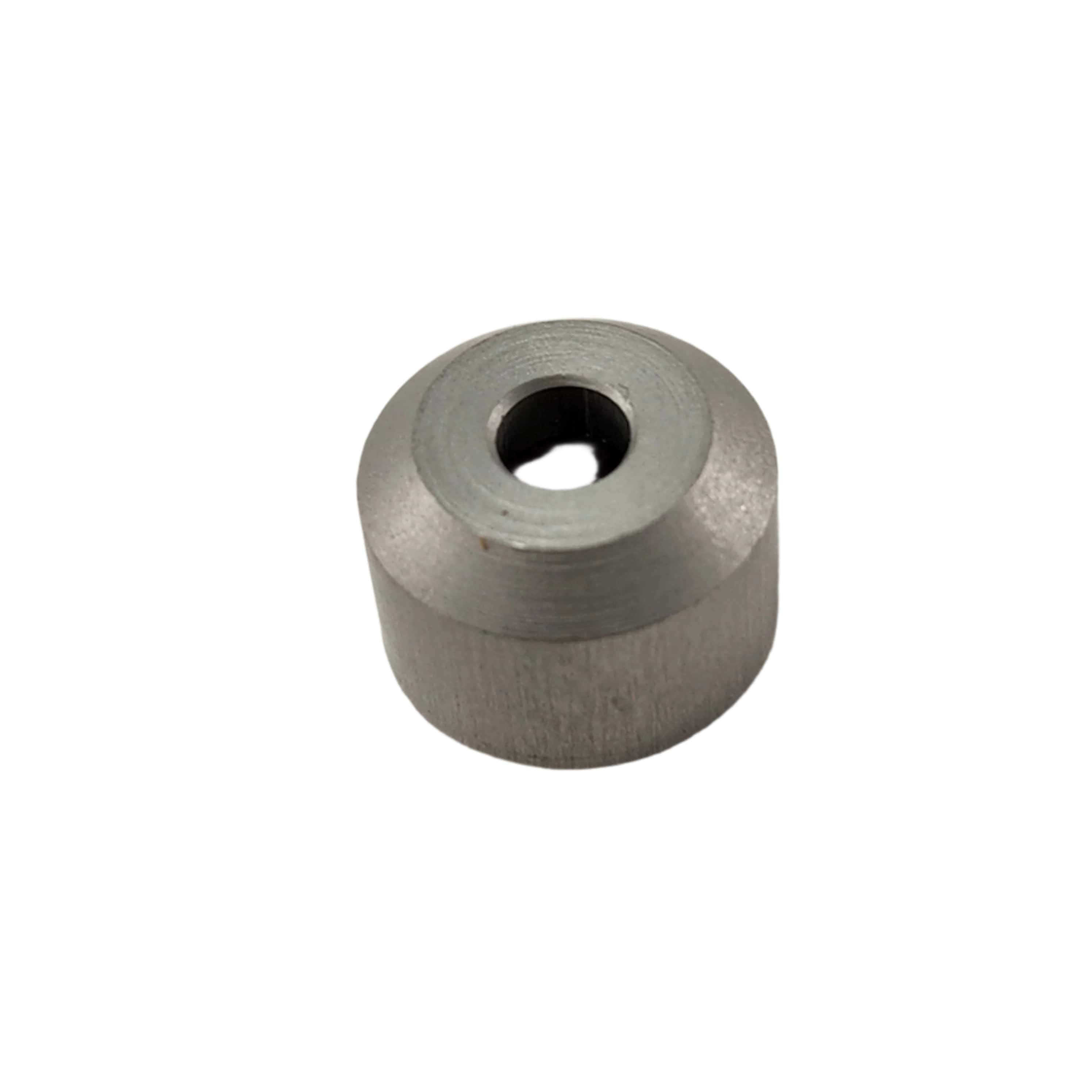 A small, cylindrical metal Spacer, Top Hat by Polaris with a central hole and flat base rests on a white background—an ideal OEM part for Victory motorcycle owners seeking top-quality components.