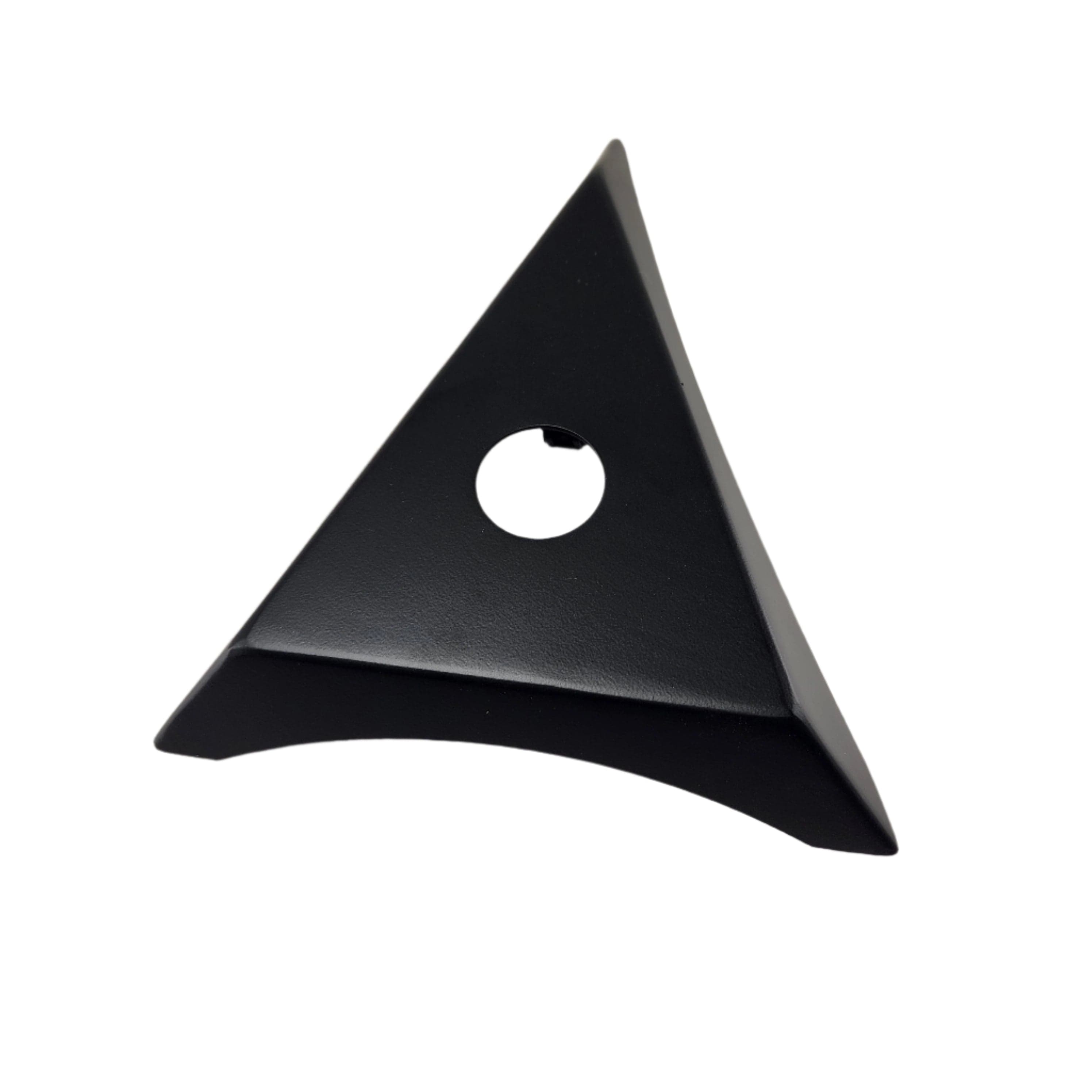 Cheese Wedge Left Side Flat Black by Witchdoctors