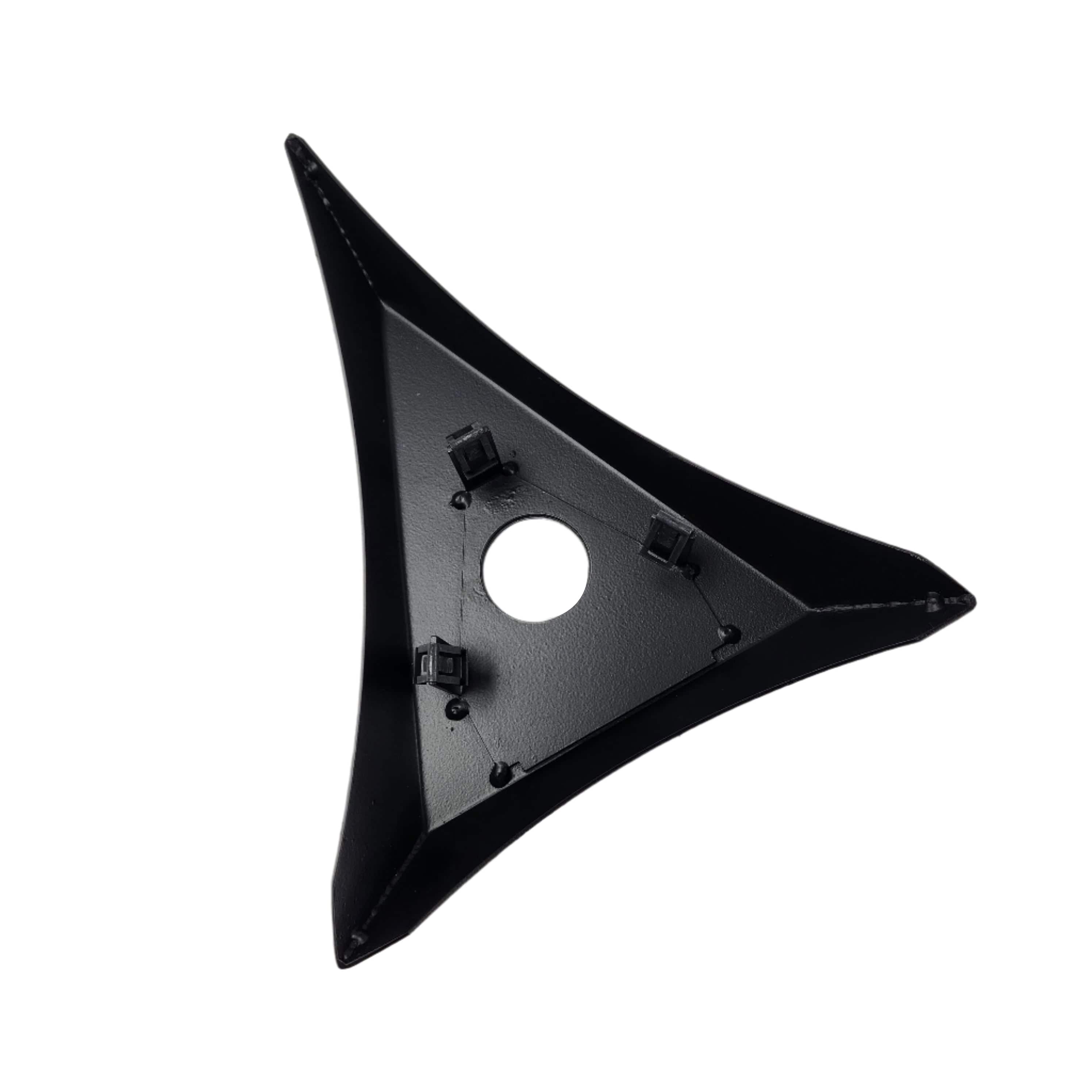 Cheese Wedge Left Side Flat Black by Witchdoctors