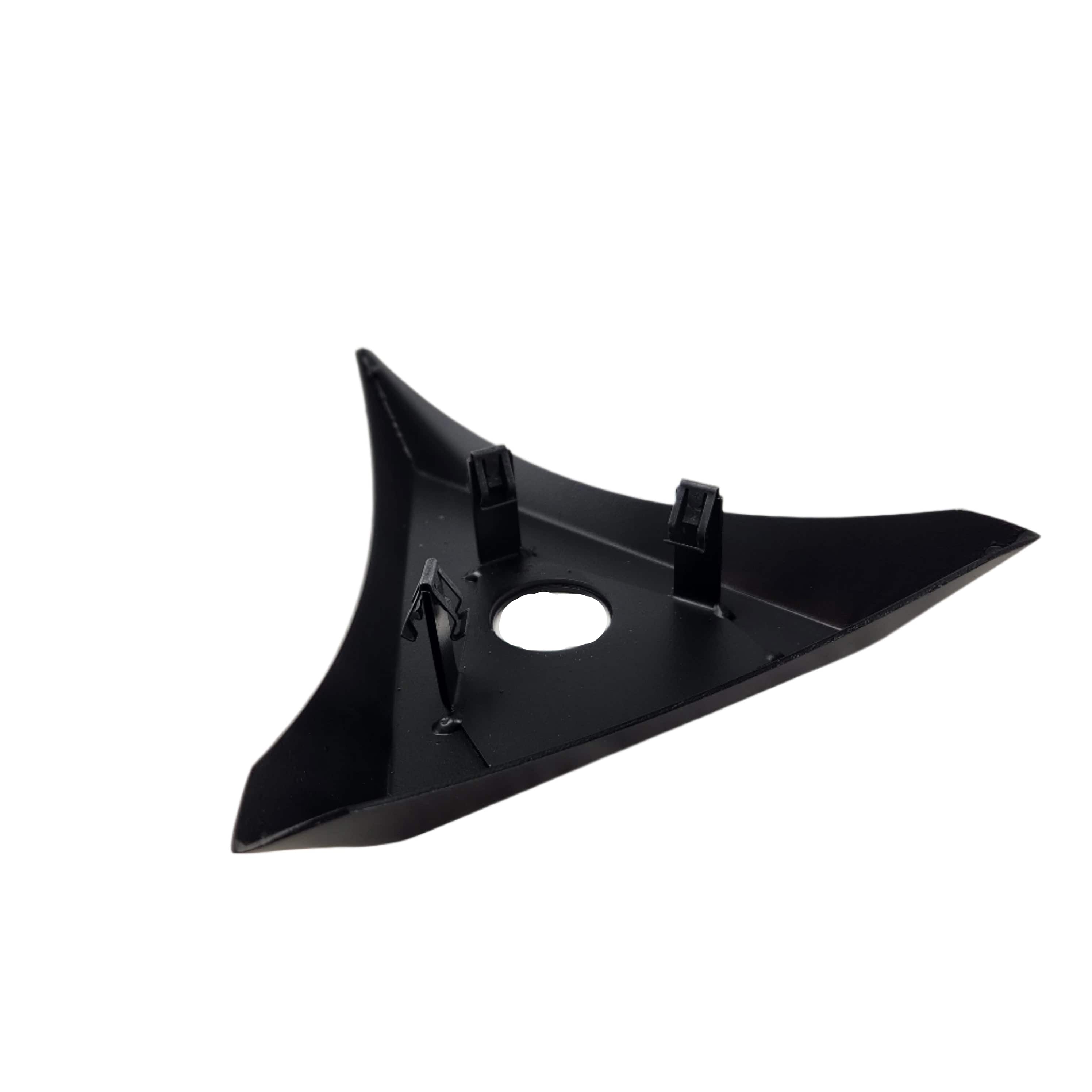Cheese Wedge Left Side Flat Black by Witchdoctors