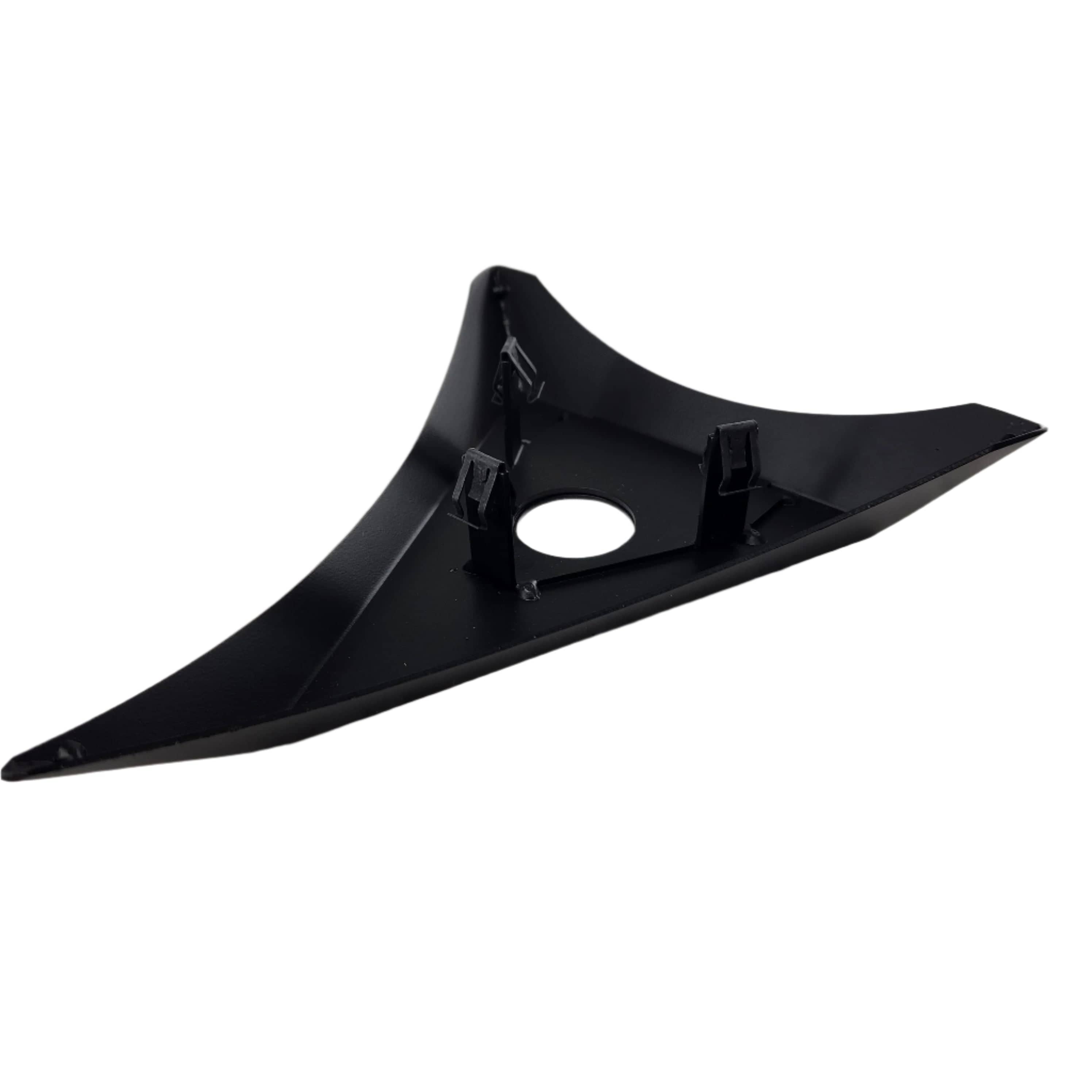 Cheese Wedge Left Side Flat Black by Witchdoctors