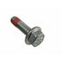 A single Polaris Screw with a washer head, visible threads, and partial red threadlocker is shown on a plain white background—an essential part for your ride.