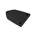 Front Brake Master Cylinder Cover Plain Black by Taylor Specialties