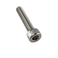 A close-up of a single Gas Cap Bolt by Polaris, a silver metal hex socket cap screw, commonly used for Victory motorcycles, displayed on a white background.